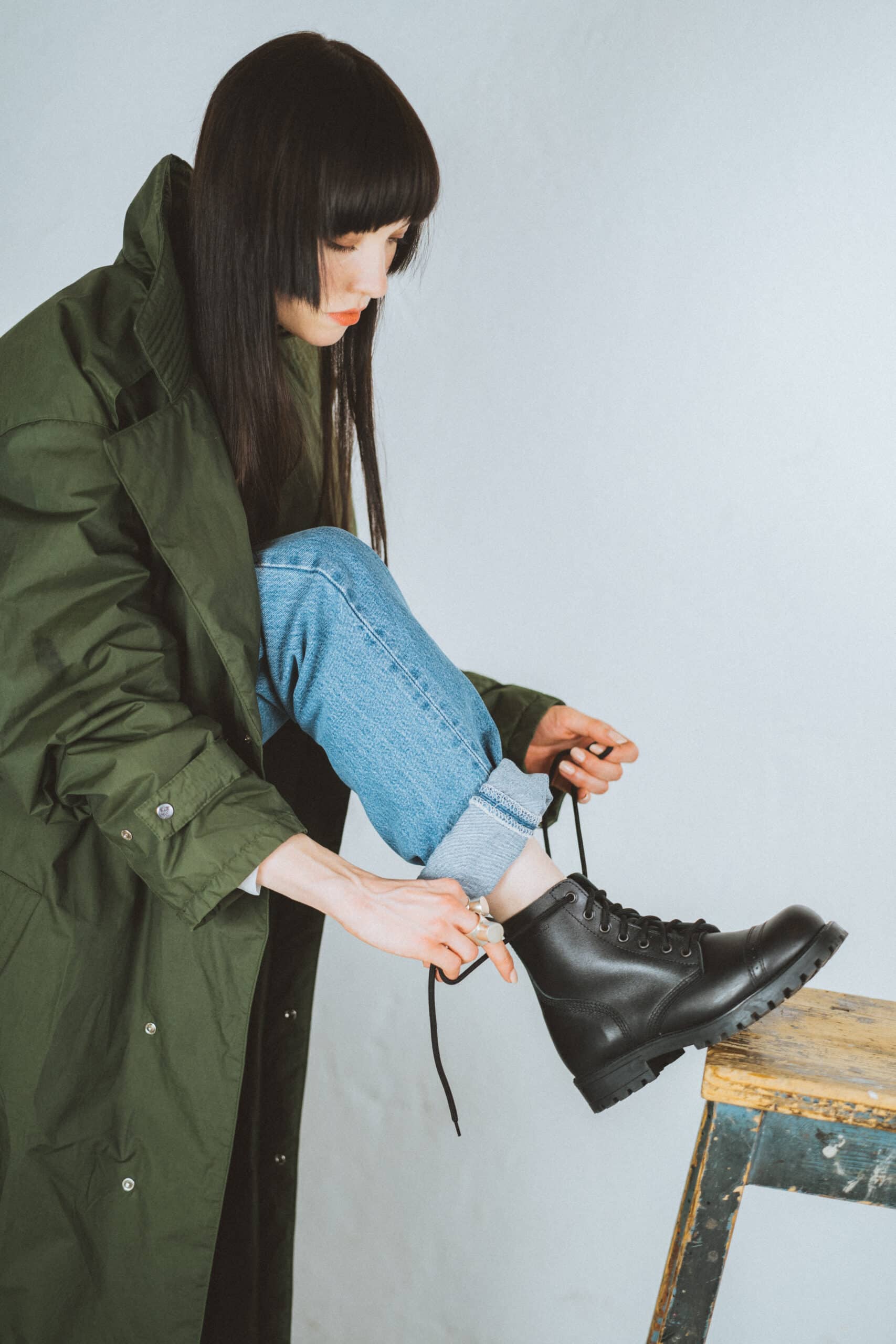 Midorikawa AVIATOR ZIP BOOTS #BLACK 9h