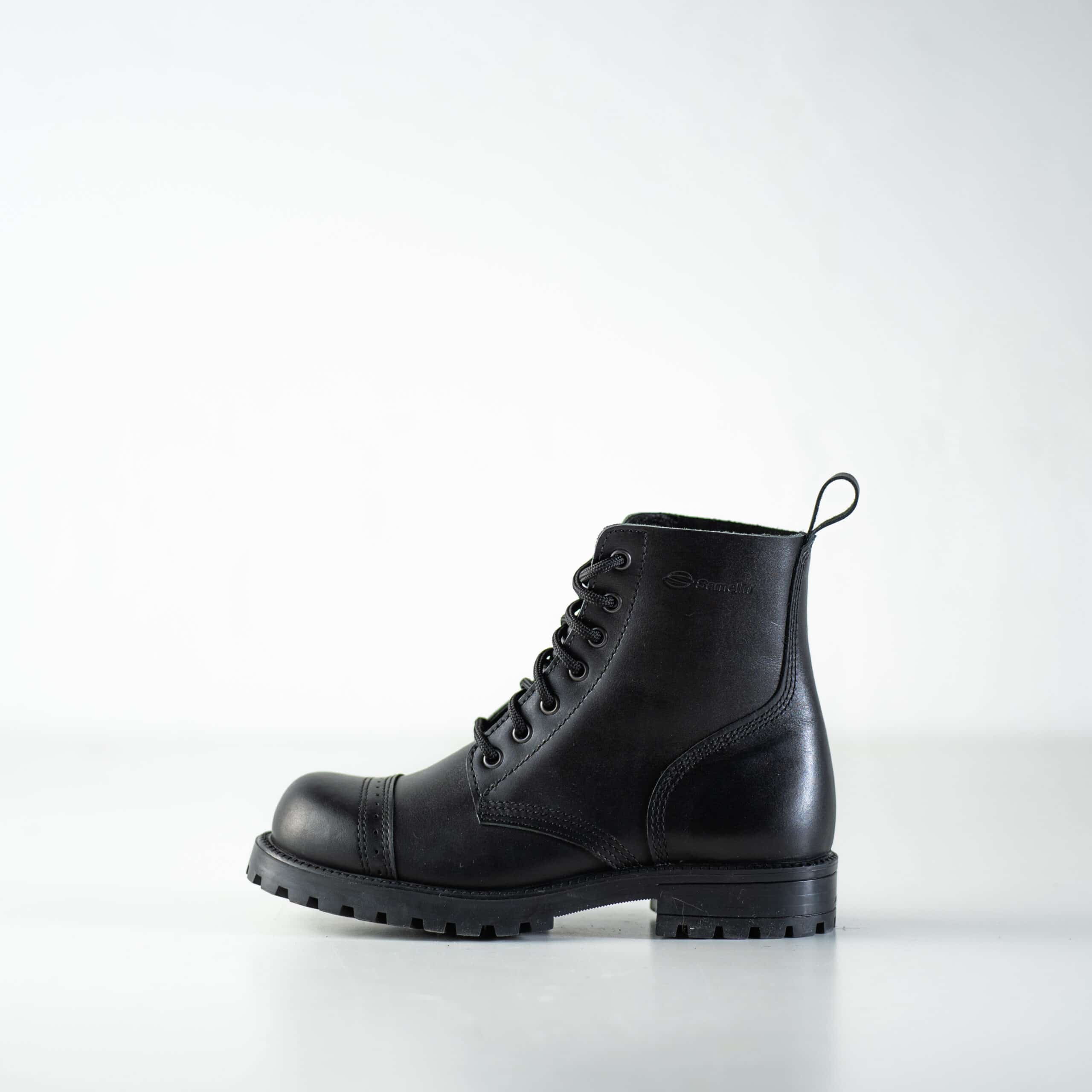 black ankle boots